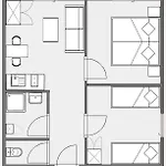 Apartmentdorf Floesserstube Lägenhet *